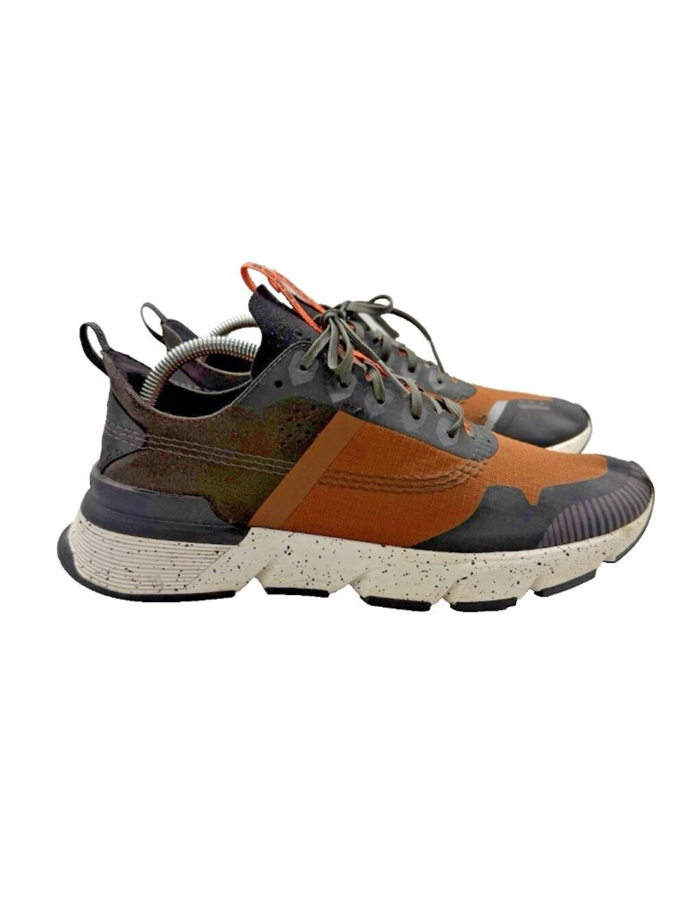SOREL Kinetic Rush Ripstop Sneaker Shoes Mens Sz 8US 41EU Black Brown NM4242-242